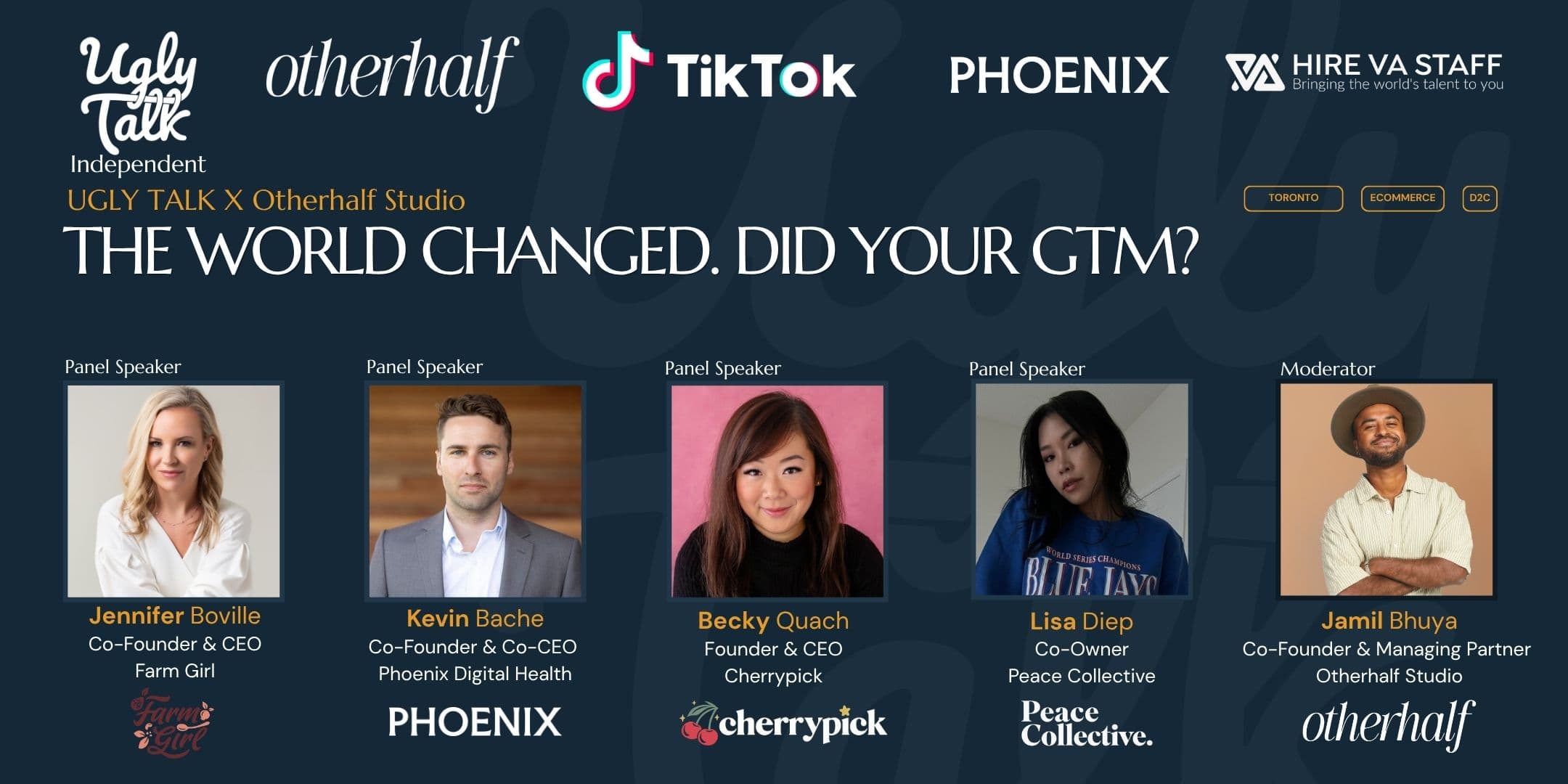 UGLY TALK: THE WORLD CHANGED. DID YOUR GTM? - Ugly Talk event in Toronto