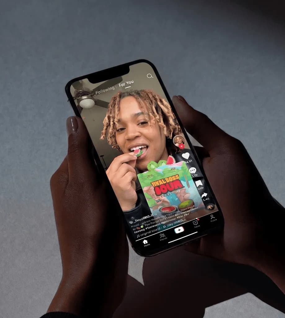 A creator films a TikTok Shop product video
