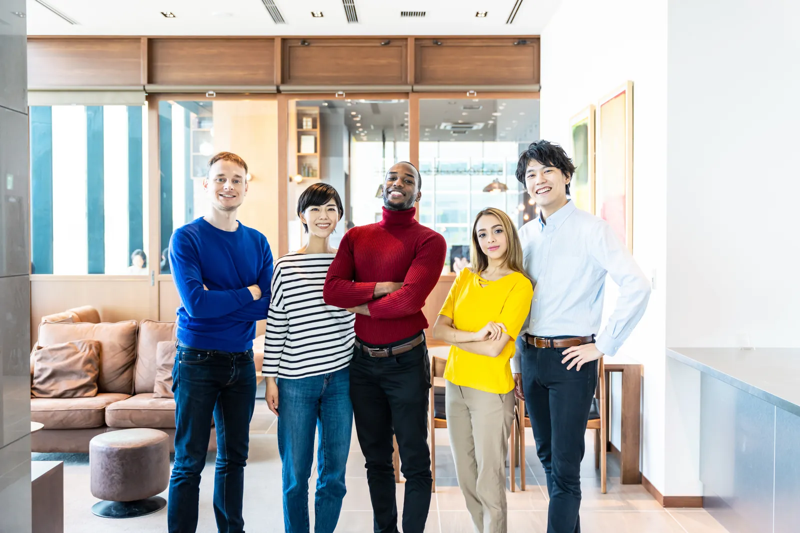 NEODIX support team standing together in an office