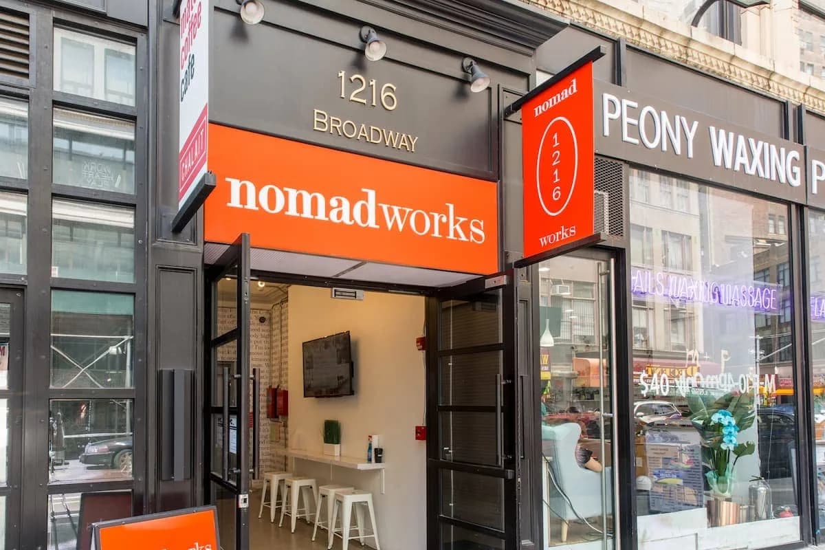 Entrance of Nomadworks at 1216 Broadway