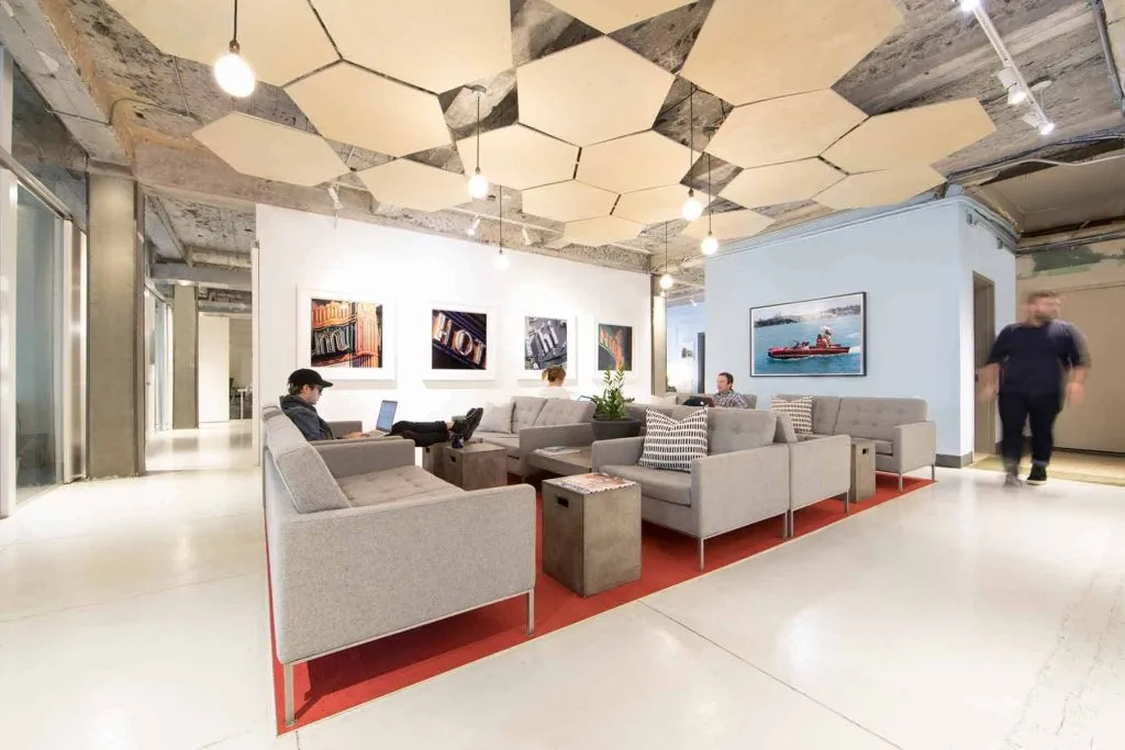 Lounge at The Yard: Lower East Side with rotating art gallery installations
